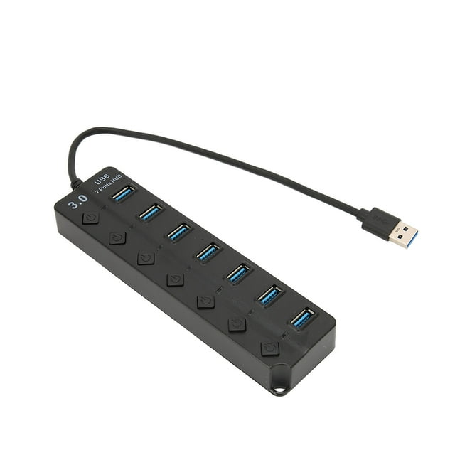 Oubit USB Hub,USB3.0 Hub 7 Ports US Splitter USB Splitter Superior Craftsmanship