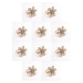 thumbnail image 2 of Cateissary Ajuste de la Decoración Suministros para el hogar Servilletas Círculos Toalla Hebilla Oro rosa Oro rosa 10piezas Cateissary CBP262079, 2 of 4