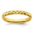 thumbnail image 4 of Auriga Fine Jewelry 925 Sterling Silver Gold-plated Ring for Women Size 10, 4 of 6