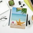 thumbnail image 7 of FMSHPON Palm Leaf Starfish Summer Beach Clipboard Hardboard Wood Nursing Clip Board and Pull for Standard A4 Letter 13x9 inches, 7 of 7