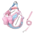 thumbnail image 3 of EGNMCR Checked Pet Strap And Leash Set Breathable Mesh Vests With Adjustable Straps Suitable For Small And Medium Cats And Dogs polyester harness leash, 3 of 7
