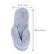 thumbnail image 5 of 1 par de pantuflas de algodón para el hogar, antideslizantes, de felpa, para invierno, acolchadas, grises, talla 38/39, 25 cm, 8 EE. UU., 5,5 Reino Unido, 39 UE, 9,825 pulgadas., 5 of 6