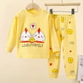 thumbnail image 2 of HCNTES Boys Sweatpants Set - 2 Piece Fleece Pullover Hoodie Sweatshirt and Boys Jogger Pants Youth Kids Activewear Set(7-8 Years,a166-Yellow), 2 of 4