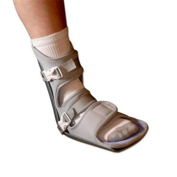Brownmed - Nice Stretch 90 with Polar Ice - Foot Brace for Plantar Fasciitis, Achilles Tendonitis & Plantar Flexion Contractures - Fixed Angle Night Splint Boot - Small/Medium