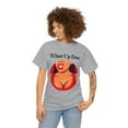 thumbnail image 3 of What Up Doe Slang Greeting Fun Quote Unisex Cotton T-Shirt Female Graphic, 3 of 11