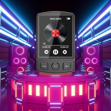 taicans MP4/MP3 Music Player with Bluetooth Novel Reader with Speakers Play and Listen Outdoors Student Portable Listening Handheld Audio Touchscreen