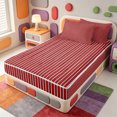 thumbnail image 2 of Erosebridal Abstract Striped Zipper Full Size Comforter Sets with Fitted Sheet and 2 Pillowcases,Line Art Zipper Bedding Set,Polkadot Reversible,4-Piece, 2 of 7