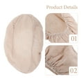 thumbnail image 2 of Masteelf Bread Proofing Basket Cloth Liner for Baking Use Beige Cotton and Linen Reusable 4pcs Suitable for 30cm Oval Basket, 2 of 10