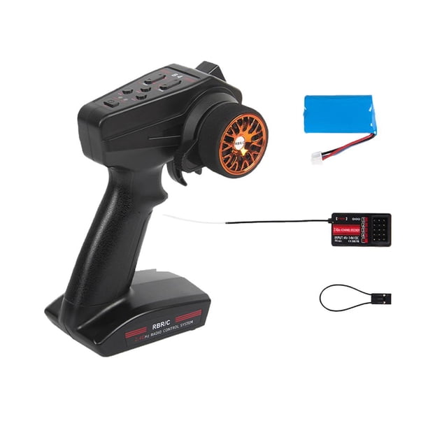 Receptor transmisor Baoblaze RC de automóviles y telemando 4CH Equipo electrónico Radio transmisor PWM señales Modelo de camión Piezas de repue B