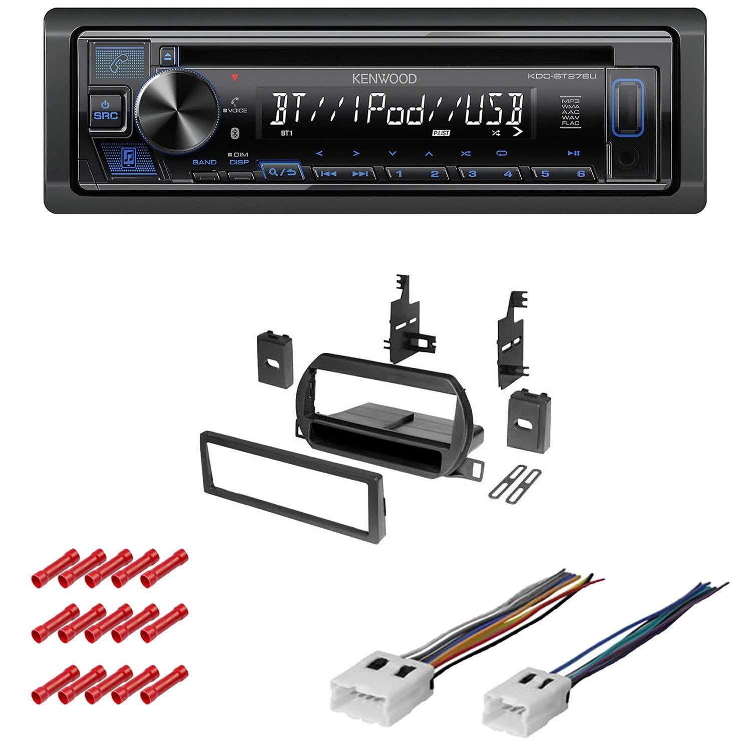 KIT8386 Kenwood Car Stereo with Bluetooth for 20022004 Nissan Altima w