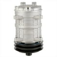 thumbnail image 4 of AC Compressor & 135mm Double V-Belt A/C Clutch Replaces Diesel Kiki TM-15 488-45021 12v Tama Seltec Zexel Valeo - BuyAutoParts, 4 of 8