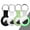 Black/White/Green/Luminous, variant on WILLED Compatible with AirTag Case Keychain Air Tag Case Holder Silicone AirTags Key Ring Cases Air Tags Key Chain Compatible with Apple AirTag GPS Item Finders Accessories 4 Pack