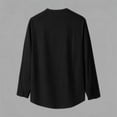 thumbnail image 5 of Guluxicc Men's Linen Shirts Button Down Relaxed Fit Classic Asian Long Sleeve Shirts Summer Casual Outfits, 5 of 8