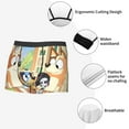 thumbnail image 4 of Lsque Bluey Pattern Men’s Total Support Pouch Boxer Briefs, X-Temp Cooling, Moisture-Wicking Underwear, Regular, Long-leg and Trunk-Small, 4 of 7