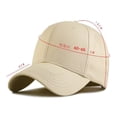 thumbnail image 3 of 60-65 cm - Oversized Baseball Cap for Large Head, Black, 3 of 5