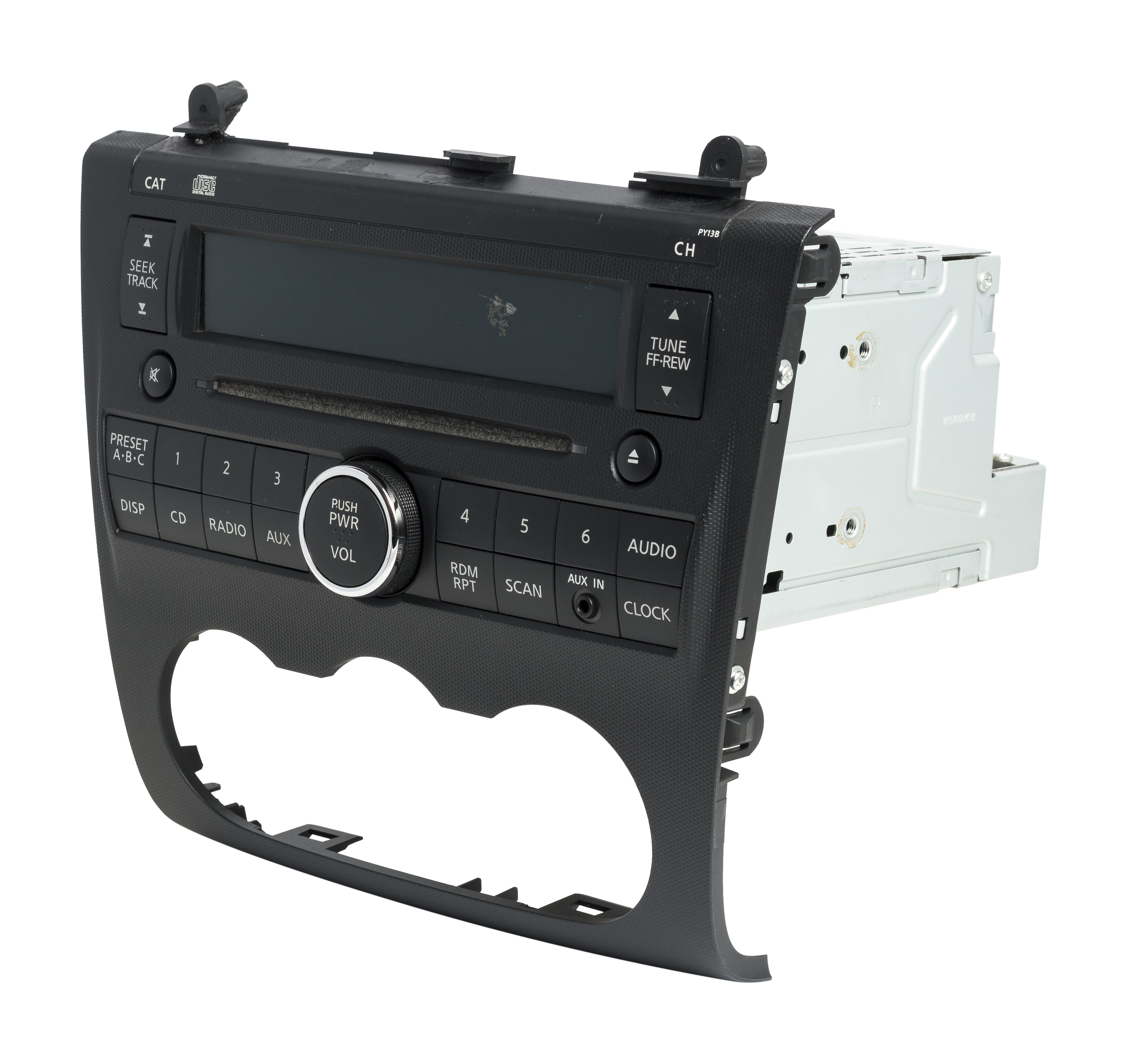 Restored 2007-09 Nissan Altima Radio AM FM Single CD Aux Input 28185JA000 Face PY13B (Refurbished)