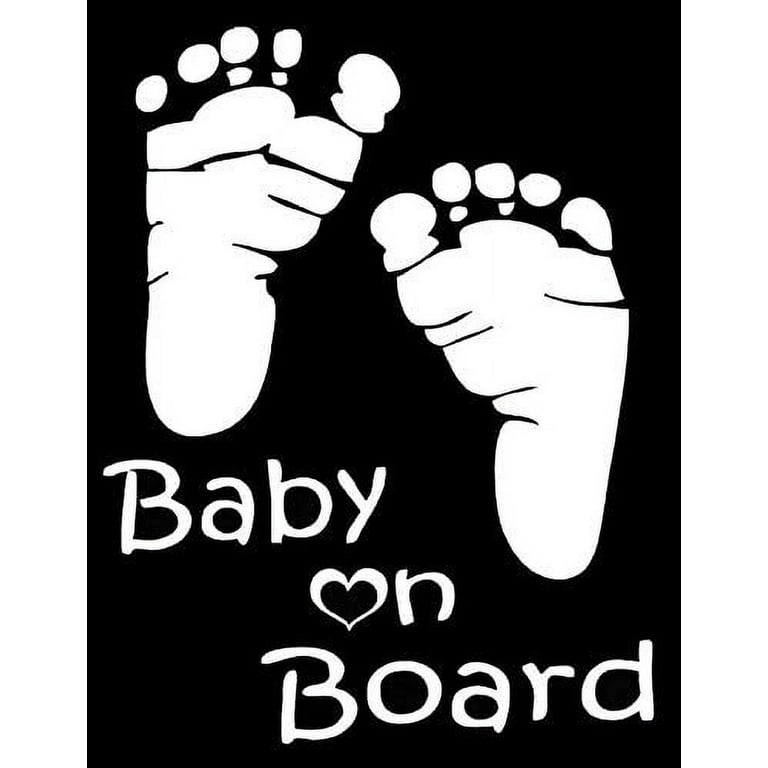 TOTOMO Baby on Board Sticker for Cars Funny Cute India