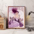 thumbnail image 2 of 5D diamante bordado moda señora mosaico redondo diamante pintura para pared regalo Hugtrwg Para estrenar, 2 of 9