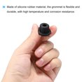 thumbnail image 4 of 6Pcs T Shape Rubber Grommet Mount Dia 15mm ID 6mm H 14mm Seal Protection Hole Plugs Cable Pipe Black, 4 of 5