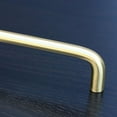 thumbnail image 3 of Satin Brass Cabinet Hardware Wire Handle Pull - 3 1/2" Inches Hole Centers, 3 of 4