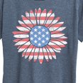 thumbnail image 3 of Instant Message - Daisy USA Flag - Women's Short Sleeve Graphic T-Shirt, 3 of 6