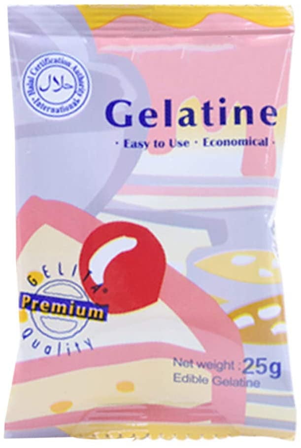 Unflavored Gelatin Fish Glue Powder for Cooking Baking Ingredients Silver Leaf Sheet Kitchen Bar