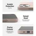 thumbnail image 3 of Ringke Air-S Case Compatible with iPhone 12 Pro / 12, Silicone Flexible TPU Shockproof Matte Slim Phone Cover - Pink Sand, 3 of 11