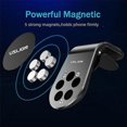 thumbnail image 3 of Uslion Air Vent Mount Soporte universal para teléfono móvil Adsorción magnética Soporte para teléfono de coche para Iphone Negro, 3 of 5