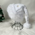 thumbnail image 2 of Oalirro Snowflake Santa Hat for Adults Christmas Hat for Unisex Holiday Hat Party Supplies Christmas Decorations Hat Gifts for New Year Headwear, 2 of 9