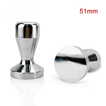 

51mm Stainless Steel Coffee Tamper Home Calibrated Pressure Espresso Mat Coffee Hammer Espresso Powder Flat Press