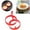 Red, variant on Clearance Under $0.94! 2 Pcs Silicone Egg Ring Molds, Non-Stick Round Cooker for Fried Eggs & Pancakes - Heat Resistant Kitchen Tool (Yellow, One Size)