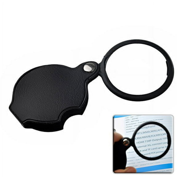 SEWCHICS 1Set Desktop Magnifier Black Plastic Suitable for Jewelry Making
