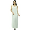 thumbnail image 1 of Bimba Robe Maxi à Bretelles Spaghetti Unie pour Femmes pour l'Été Plage Robe d'Été, 1 of 8