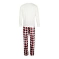 thumbnail image 4 of Ensemble de Pyjamas Assortis pour la Famille, Hauts à Manches Longues Col Rond + Pantalons Longs, Vêtements pour Chien, 4 of 9
