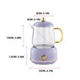 thumbnail image 3 of Multi Functional Electric Health Kettle 1.8L with Temperature Control, Borosilicate Glass Tea Boiler Keep Warm for Tea Coffee Milk Water, Fast Heating Hot Water Dispenser for Home Office Dorm, 3 of 7
