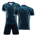 thumbnail image 1 of Nuevo 2021/2022 Kids Soccer Jersey # 10 Messi Football Jerseys Suit Shorts Set Youth Sizes-10 Green-20 BmatwkZeng Bmatwk Jersey, 1 of 2