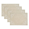 thumbnail image 2 of Fennco Styles Delicate Embroidered Vine Linen Blend Table Linens Collection, 2 of 6
