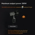 thumbnail image 3 of Photography Lamp,Cob Bead 12 5600k Color Temperature 200w Power 5600k With Cob Bead Led Video 200w Temperature With Cob Video 200w Power 12 Scene Support Bead 12 Scene Power 5600k Color Live, 3 of 6