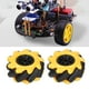 thumbnail image 4 of Rueda Mecanum de 60 Mm con Funcionamiento Suave Recubierto de Goma para Accesorios de Automóviles Inteligentes DIY Compatible con Bloques de Construcción y Motores TT ANGGREK Otros, 4 of 8
