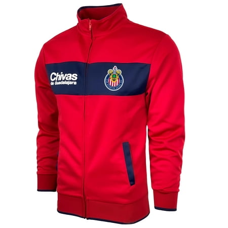 Men's Chivas Jacket, Licensed Chivas Del Guadalajara Track Jacket (S)