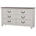 thumbnail image 4 of Stillwood 6-drawer Dresser Vintage Linen, 4 of 12