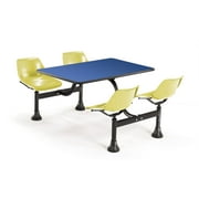 Cluster Table with Laminate top - 24 x 48, Blue
