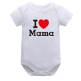thumbnail image 4 of Ropa de bebé para recién nacido, mono infantil para niños y niñas, Pelele de manga corta con estampado de letras, monos para niños pequeños de 0 a 12 meses, 4 of 4