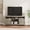 Grey, variant on 63 Inch TV Stand for Televisions Up to 70 Inches, Rustic Farmhouse Media Console with Height-Height-Customizable Shelves & Cabinet Doors, Entertainment Center for Living Room or Bedroom,Gray