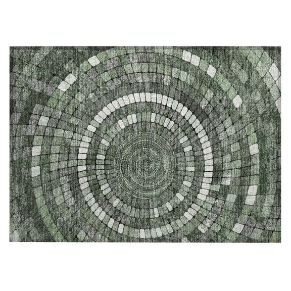 Dalyn Rugs Machine Washable Indoor/Outdoor Chantille ACN2216 Sage 1'8" x 2'6" Rug