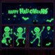 thumbnail image 1 of Calcomanías Brillantes De Halloween 2 Piezas Luminous Happy Halloween Skeleton Bat Pegatinas De Pared Halloween Que Brilla En La Oscuridad Calcomanías De Ventana Para El Favor De ANGGREK Luminous Halloween Stickers, 1 of 8