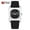 Black Belt Silver Black, variant on Women's Minimalist Square Quartz Watch – Lightweight Waterproof Silicone Strap