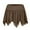 Brown, variant on Riforla Sexy Double Lace Irregular Low Rise Mini Skirt Skirts for Women Trendy Grey XS