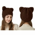 thumbnail image 2 of Ltctricy Knitted Beanie Hat for Women Cute Lounge Fall Winter Fashion Warm Hat Comfort Soft Solid Color Hat, 2 of 5