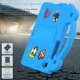 thumbnail image 7 of Dteck Tablet Case for Lenovo Tab One (TB305FU) 8.7 inch Drop-Proof Protection, Kids Cartoon EVA Cover with Stand Handle for Lenovo Tab K9 2025,Blue, 7 of 7